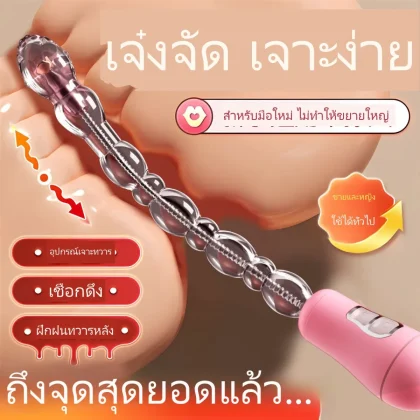 SM แท่งสั่นสะเทือน ปลั๊กทวาร ทวารหนัก ลูกปัดดึง แท่งขยายทวาร